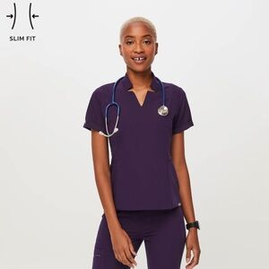 Figs Inala Slim Scrub Top